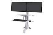 Ergotron WorkFit-S Dual Workstation with Worksurface Standing Desk