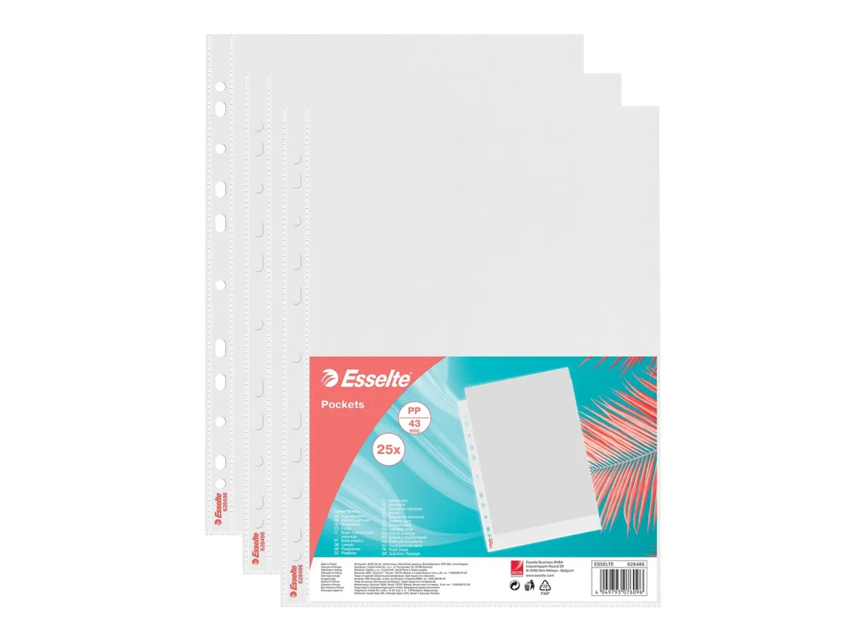 Esselte A4-Prospekthüllen, Beutel mit 25 Stück