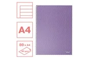 Esselte Colour'Breeze A4 Collegeblock liniert, Spiralbindung Lavendel
