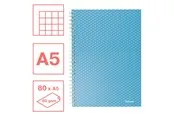 Esselte Colour'Breeze A5 Collegeblock kariert, Spiralbindung Blau