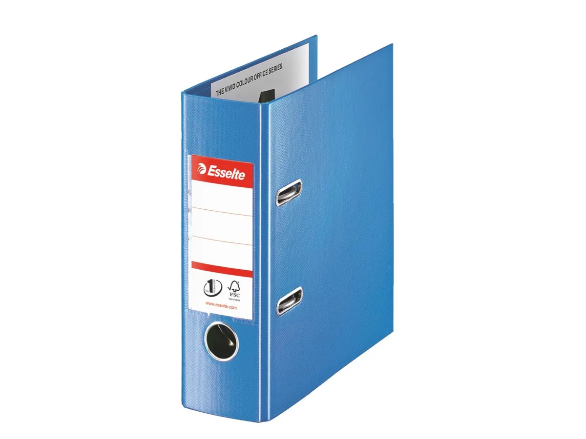 Esselte Lever Arch File No.1 PP FSC® A5/75 mm VIVIDA Blue