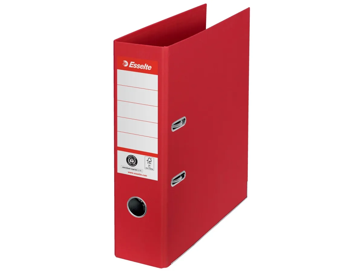 Esselte No. 1 Ordner, 100% Recycling-Karton, Rot