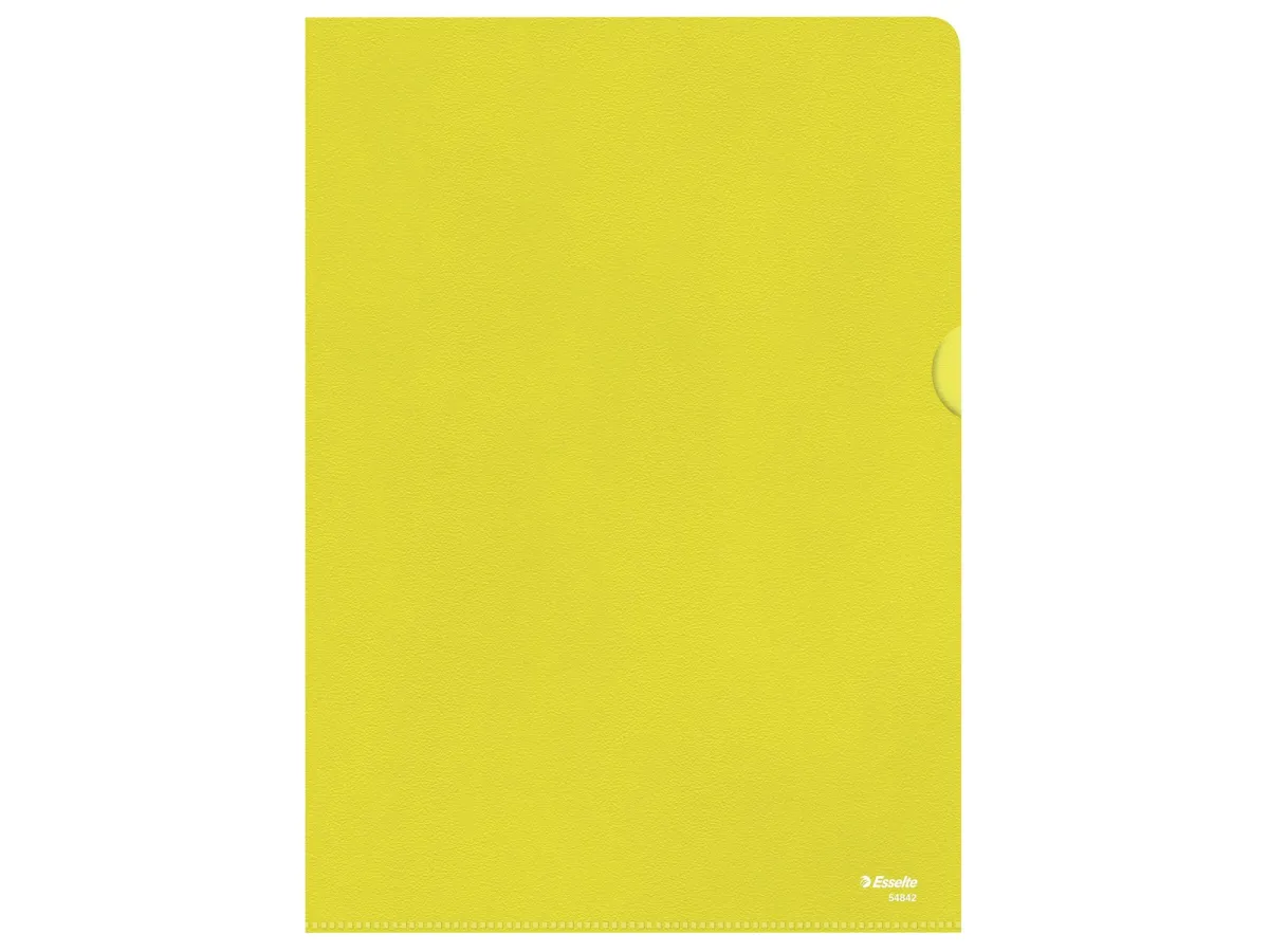 Esselte Sichthülle Standard Plus Gelb