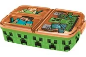 Euromic Minecraft Multi compartment sandwich box