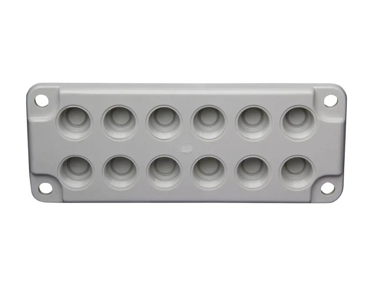 FIBOX Cable gland plate set mb10014-pm complete.