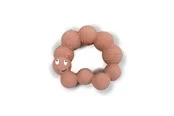 Filibabba Teether - Lily the larva Peach