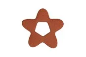 Filibabba Teether - Star rubber - rust