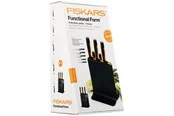 Fiskars Functional Form Plastic knife block 5 knives