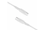 FIXED LIQUID Silicone - 60W - USB-C <-> USB-C - 1.2m - Weiß