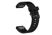 FIXED Silicone Strap for Garmin QuickFit 20 mm Black