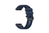 FIXED Silicone Strap for Garmin QuickFit 22 mm Dark Blue