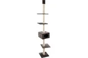 FLAMINGO - Scratching post BARWA - Grey - 35x35x264 cm