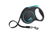 Flexi Black Design L leash 5 m 50 kg blue