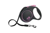 Flexi Black Design L leash 5 m 50 kg pink