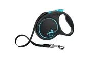 Flexi Black Design M leash 5 m 25 kg blue
