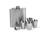 Funktion Pocket flask set 200 ml Steel