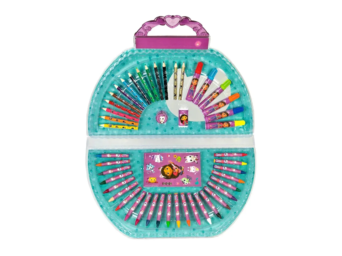 Gabby's Dollhouse Colouring case 51 pcs.