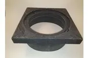 Gavatec Square frame for water meter cover ø400 mm in plastic
