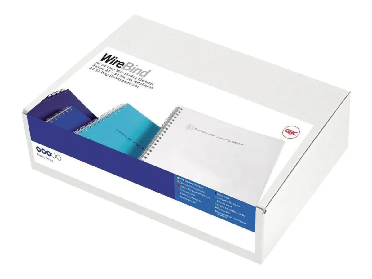 GBC WireBind Drahtbinderücken Schwarz