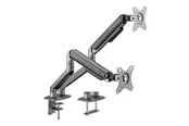 Gembird Monitor Arm - Adjustable arm 2-display 17"-32"