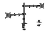 Gembird Monitor Arm - Adjustable desk double arm 2-display 17"-32"