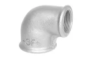 +GF+ angle 90° galvanized reduced 2 1/2-2'' socket-socket
