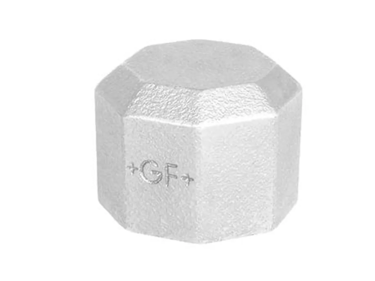 +GF+ Cap galvanized 1 1/2"