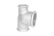 +GF+ Tee galvanized 1 x 1/2 x 3/4
