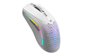 Glorious Model O 2 Mini Wireless - Matte White - Gaming Maus (Weiß mit RGB)
