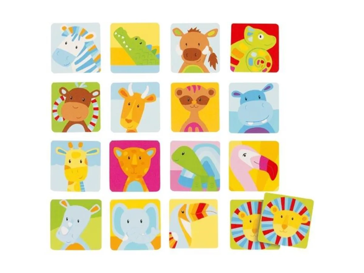 Goki Wooden Memo Game Safari 32 pcs.