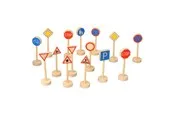 Goki Wooden Traffic Sign Set