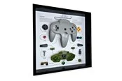 GRC - Retro Art Nintendo N64 Controller Display - Grey - Bild