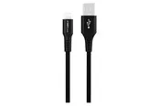 GreyLime Braided USB-A to Lightning Cable Black 0.5 m