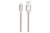 GreyLime Braided USB-A to MFi Lightning Cable Beige 1 m