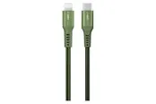 GreyLime Braided USB-C to Lightning Cable Green 3 m