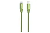 GreyLime Braided USB-C to MFi Lightning Cable Green 2 m