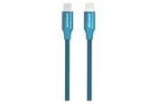 GreyLime Braided USB-C to USB-C 60W Cable Blue 2 m