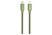 GreyLime Braided USB-C to USB-C 60W Cable Green 1 m