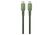 GreyLime Braided USB-C to USB-C 60W Cable Green 3 m