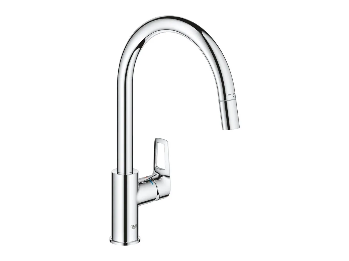 Grohe BauLoop kitchen mixer chrome