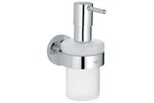 Grohe Essentials, Seifenspender mit Halter, chrom