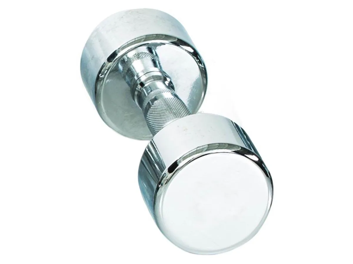Gymstick Pro Chrome Dumbbell 5kg - single