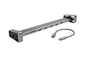 Hama 9-in-1 - docking station - USB-C - HDMI - GigE