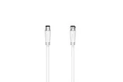 Hama Cable Antenna 90dB F-Plug-Coax Female White 1.5m