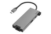 Hama Multiport Adapter - docking station - USB-C 3.2 Gen 1 - HDMI - GigE