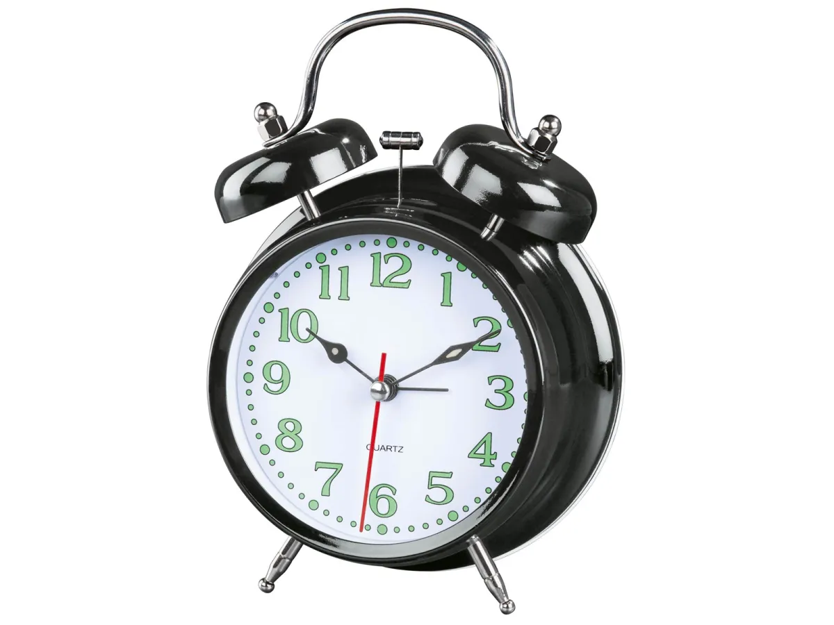 Hama "Nostalgia" Alarm Clock black