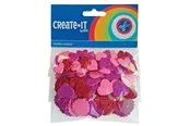 Haza Witbaard Foam stickers Hearts and Rounds 132 pcs.