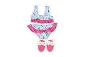 Heless Dolls Bikini with Slippers Flamingo 28-35 cm