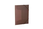 HERMA Elasticated folder A3 PP translucent brown