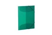 HERMA Elasticated folder A3 PP translucent dark green